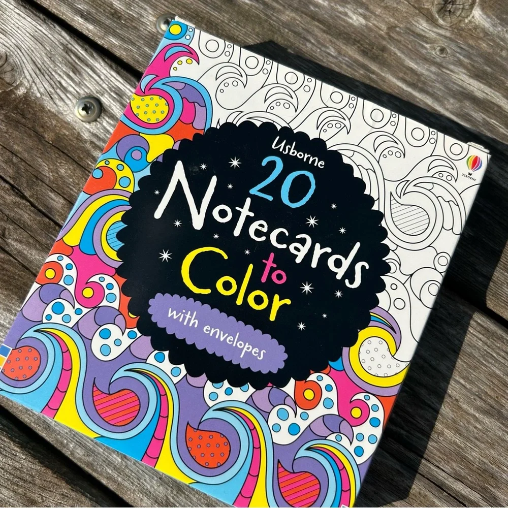 usborne notecards color